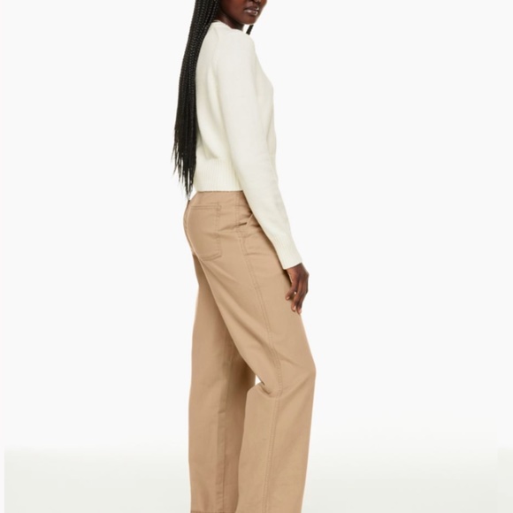 SUNDAY BEST mid rise straight leg chinos trousers pockets Women’s size 8 - Picture 11 of 15